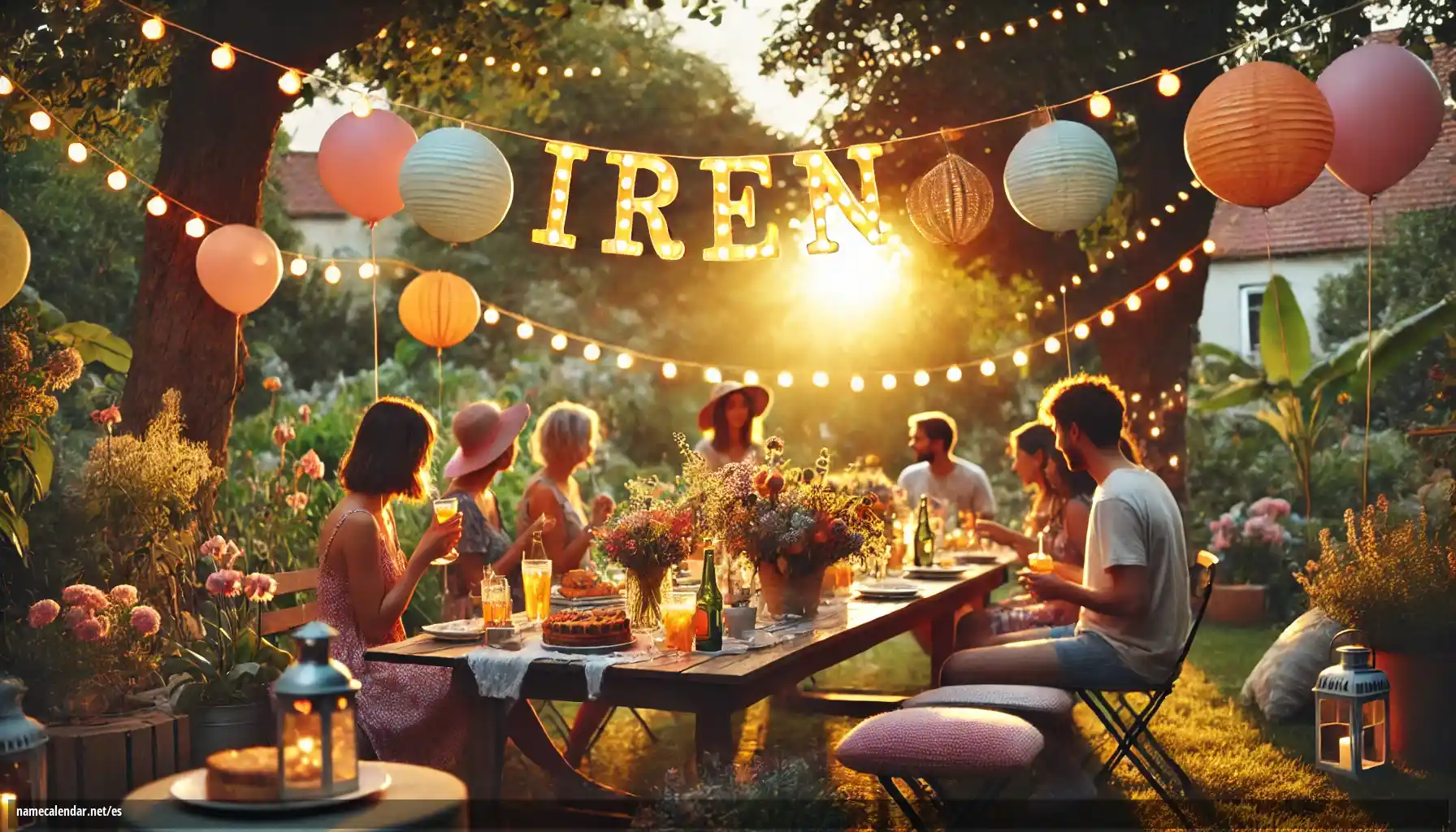 Celebración del onomástico y del nombre - Iren