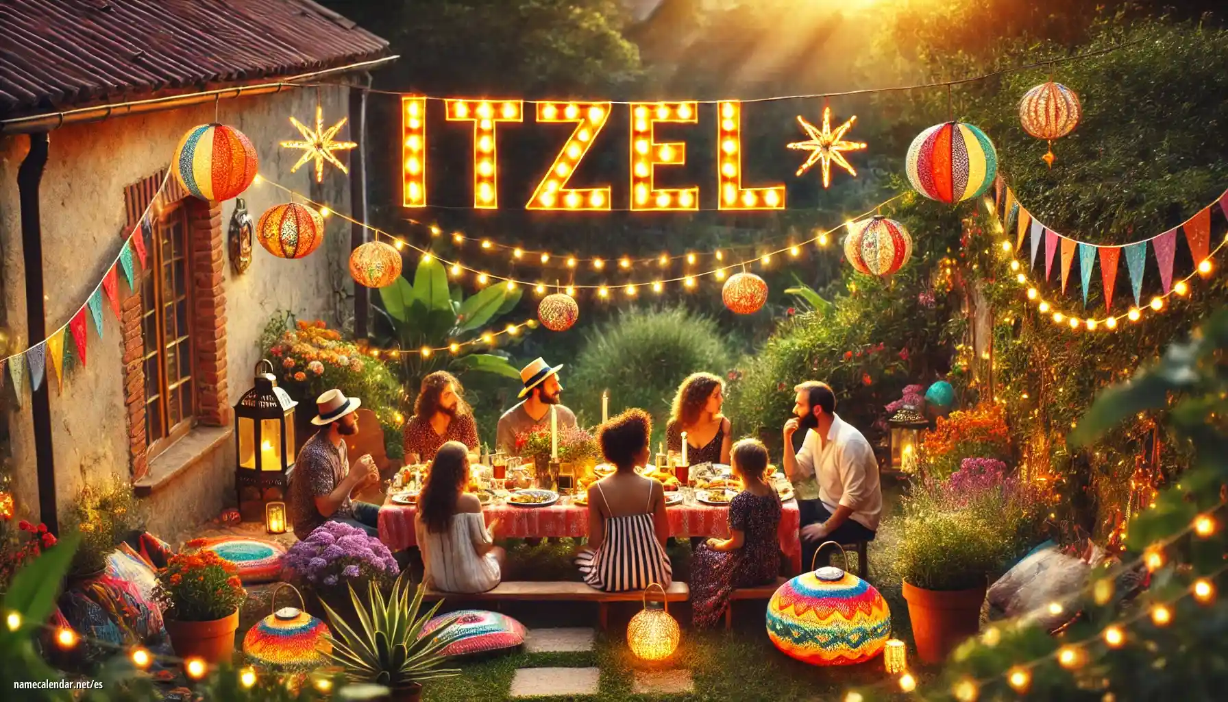 Celebración del onomástico y del nombre - Itzel