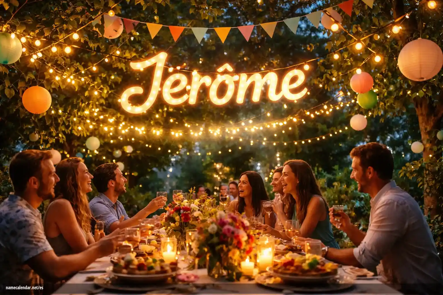 Celebración del onomástico y del nombre - Jérôme