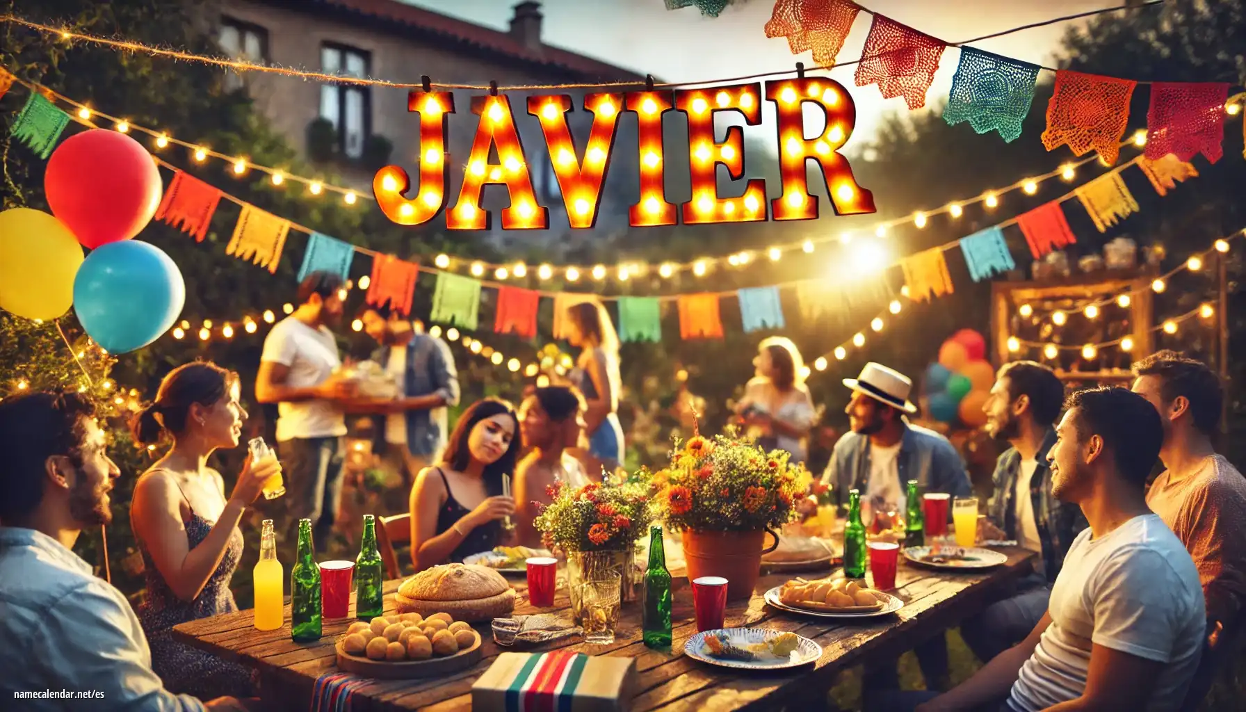 Celebración del onomástico y del nombre - Javier