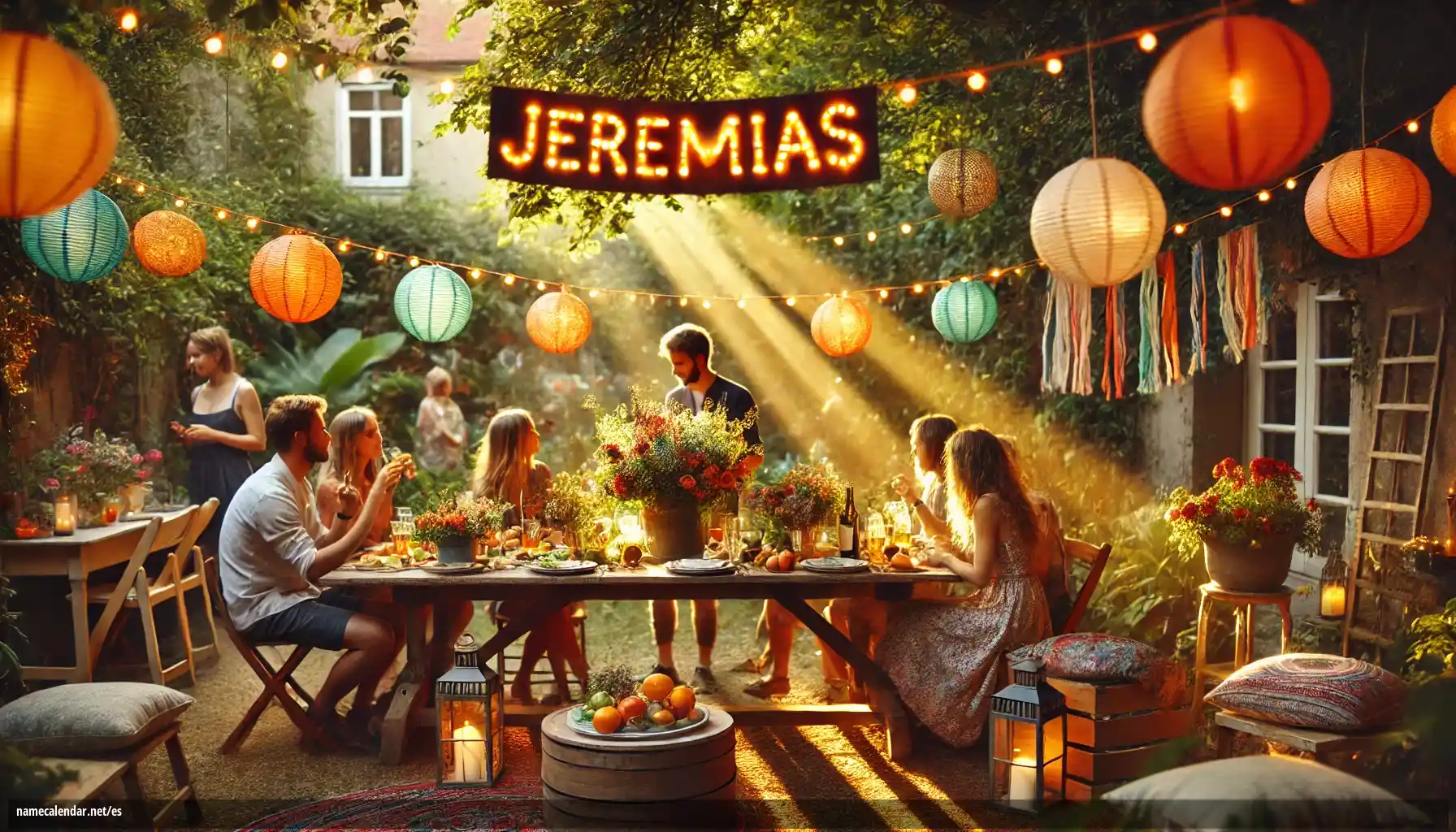 Celebración del onomástico y del nombre - Jeremias