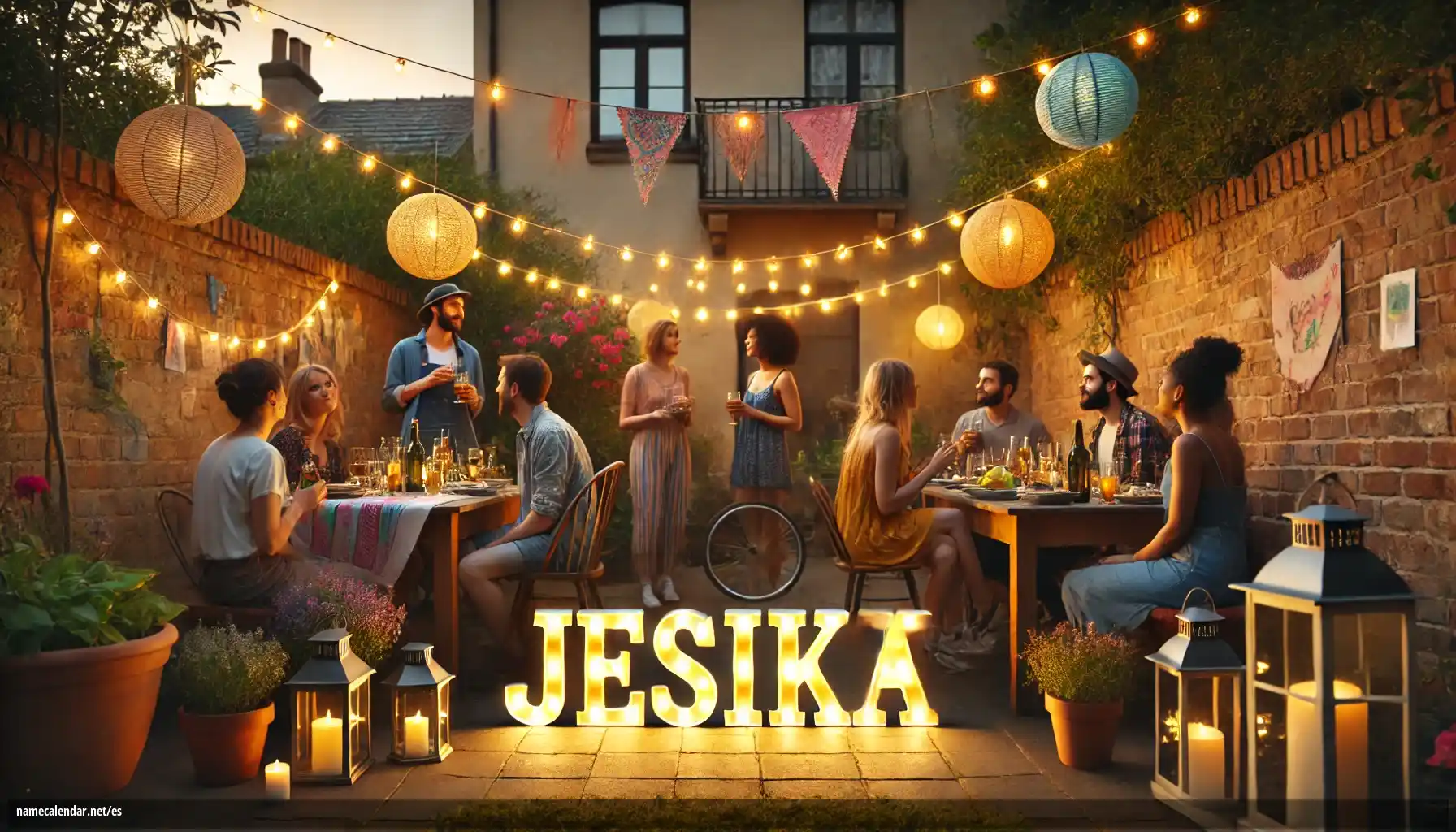 Celebración del onomástico y del nombre - Jesika