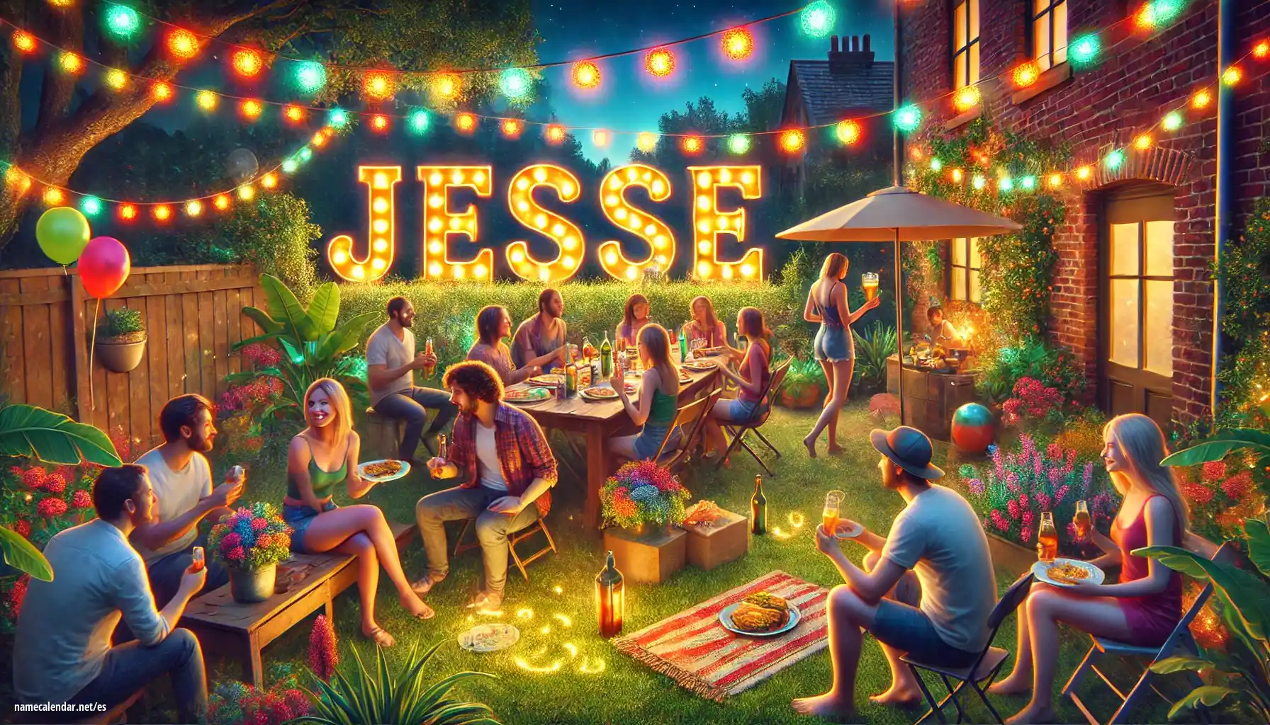 Celebración del onomástico y del nombre - Jesse