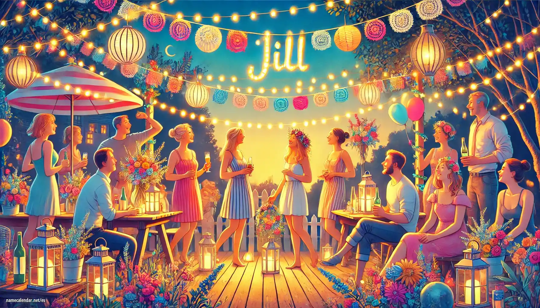 Celebración del onomástico y del nombre - Jill