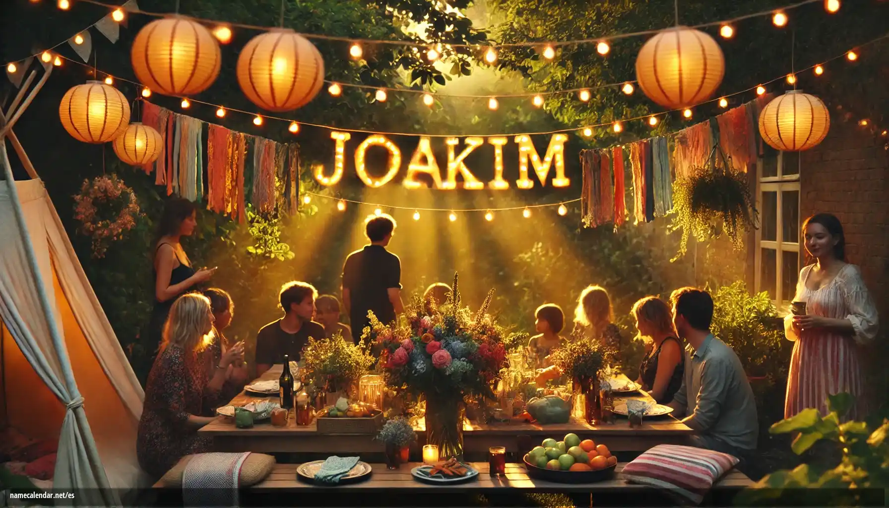 Celebración del onomástico y del nombre - Joakim