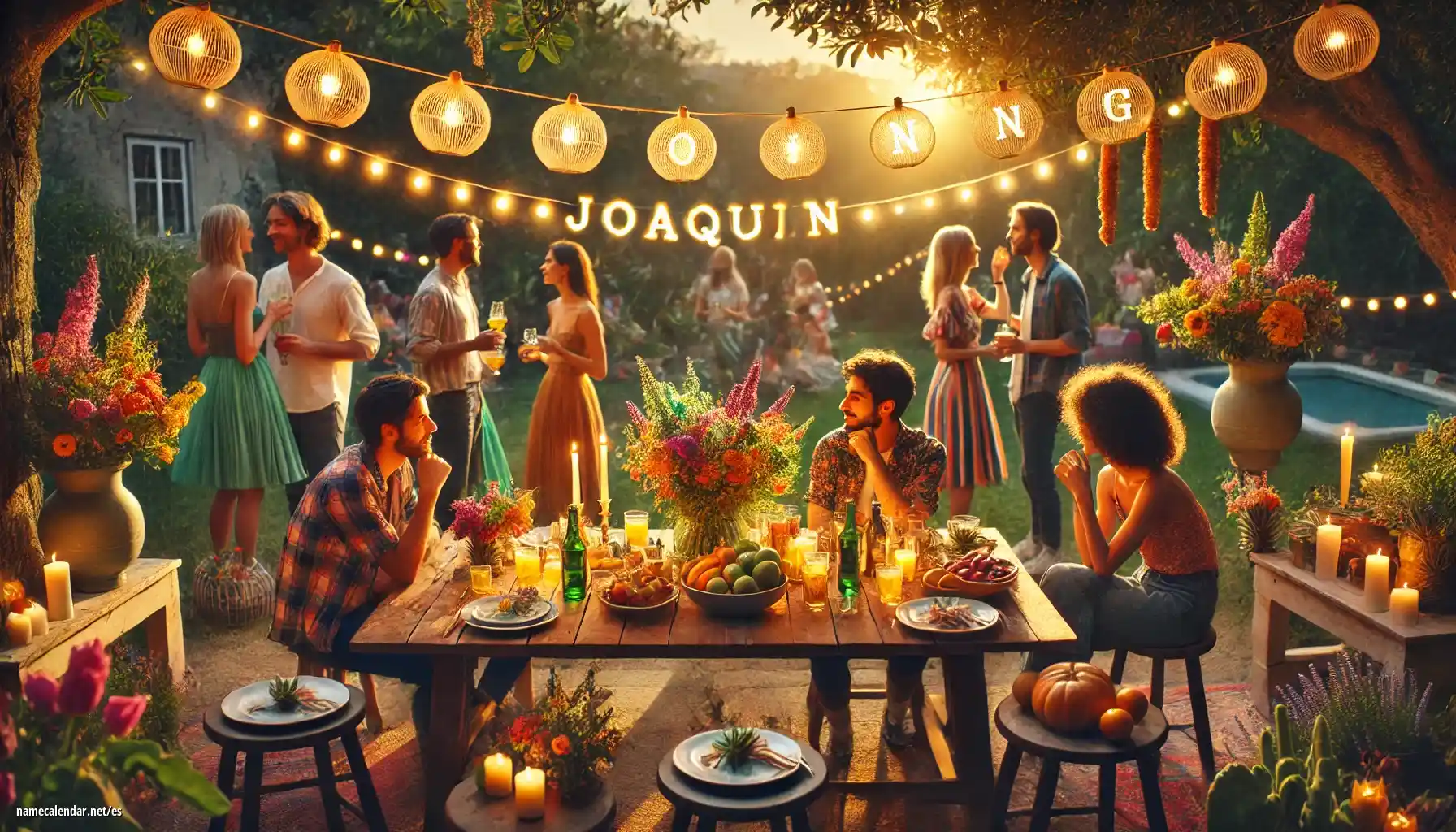 Celebración del onomástico y del nombre - Joaquín