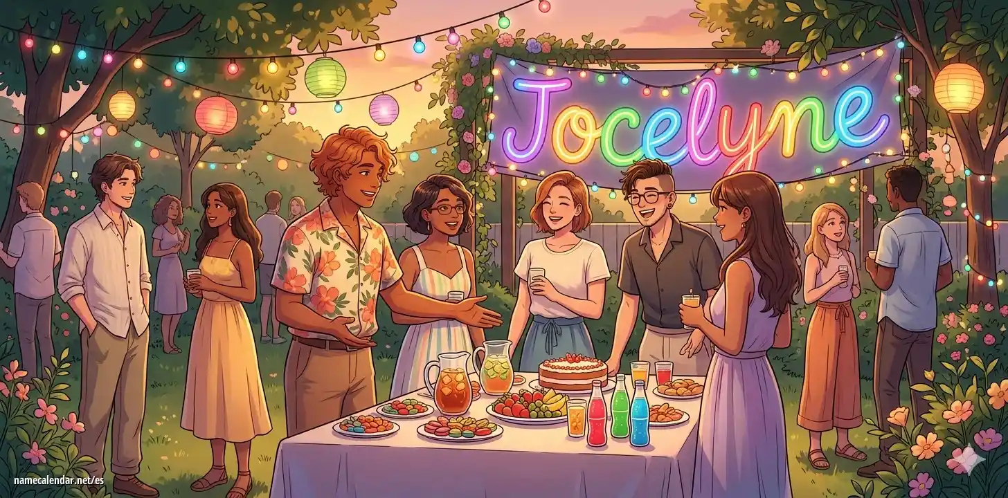 Celebración del onomástico y del nombre - Jocelyne