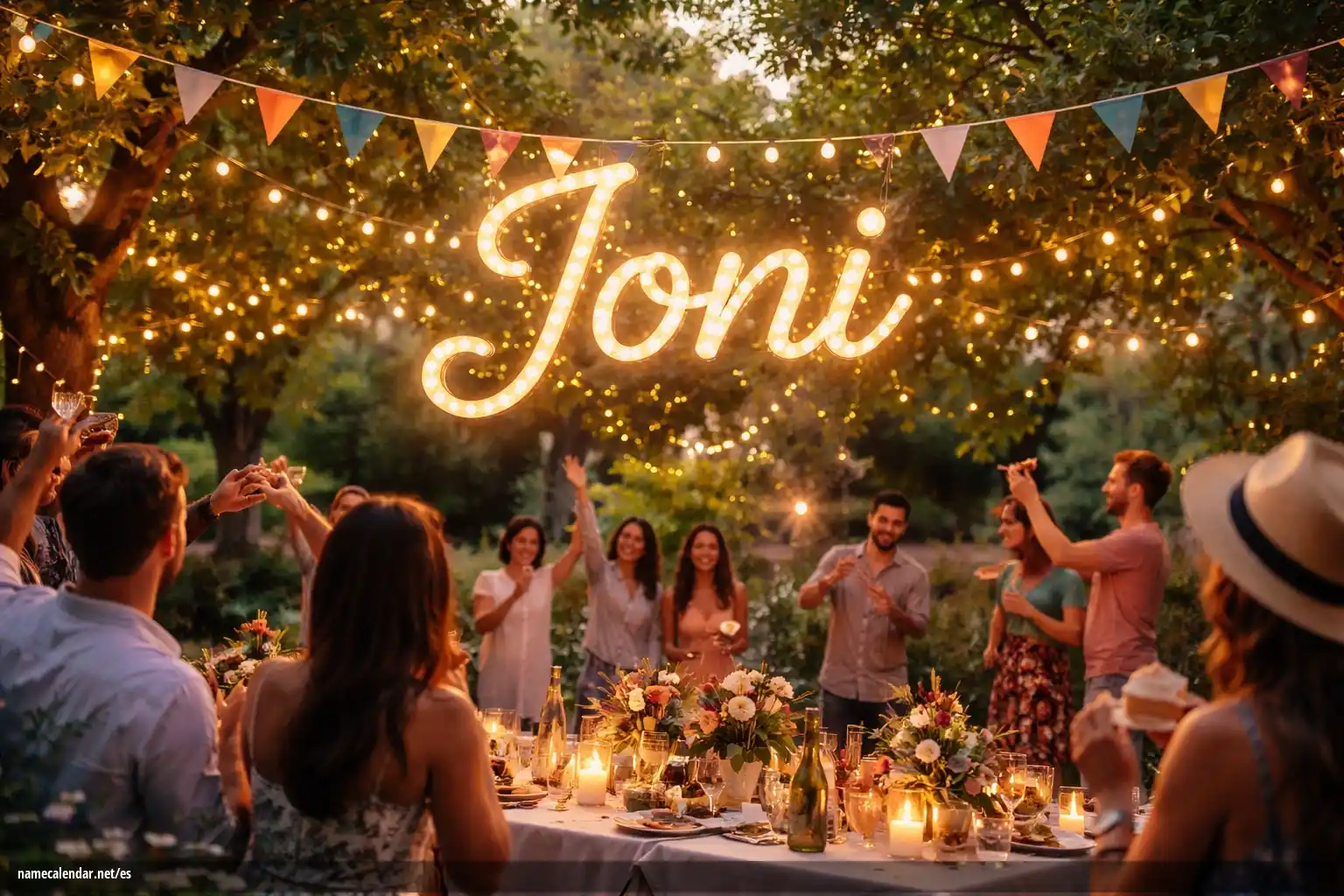 Celebración del onomástico y del nombre - Joni