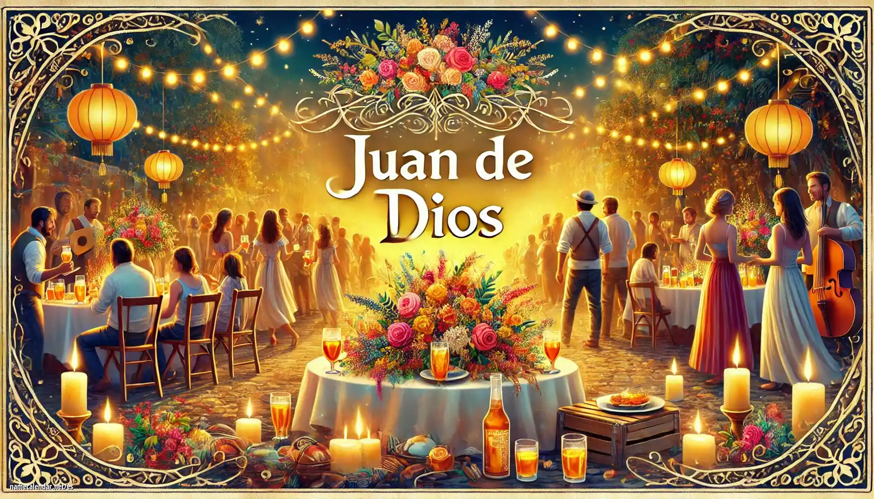 Celebración del onomástico y del nombre - Juan de Dios