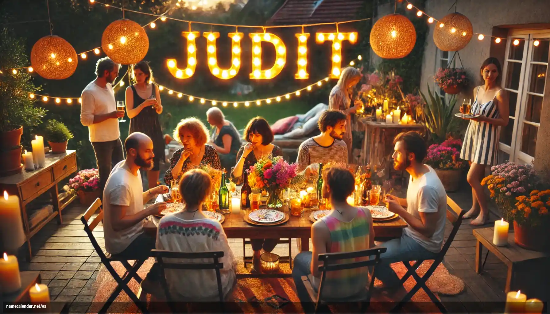 Celebración del onomástico y del nombre - Judit