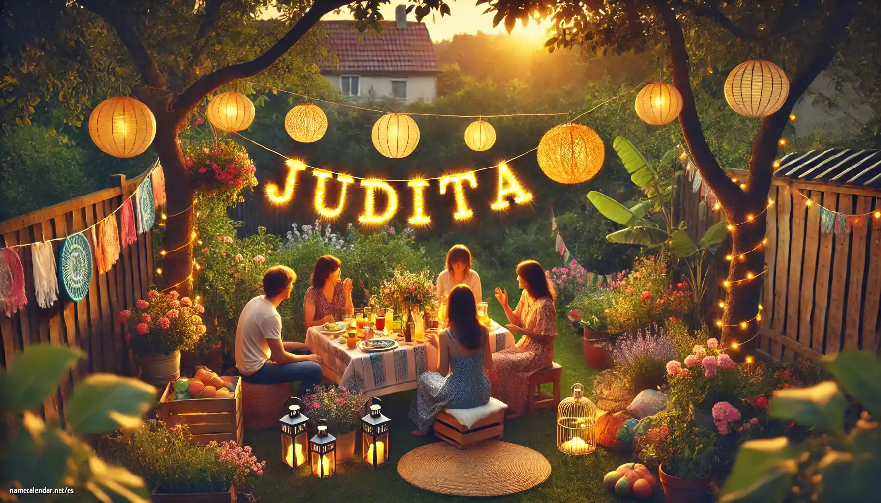 Celebración del onomástico y del nombre - Judita