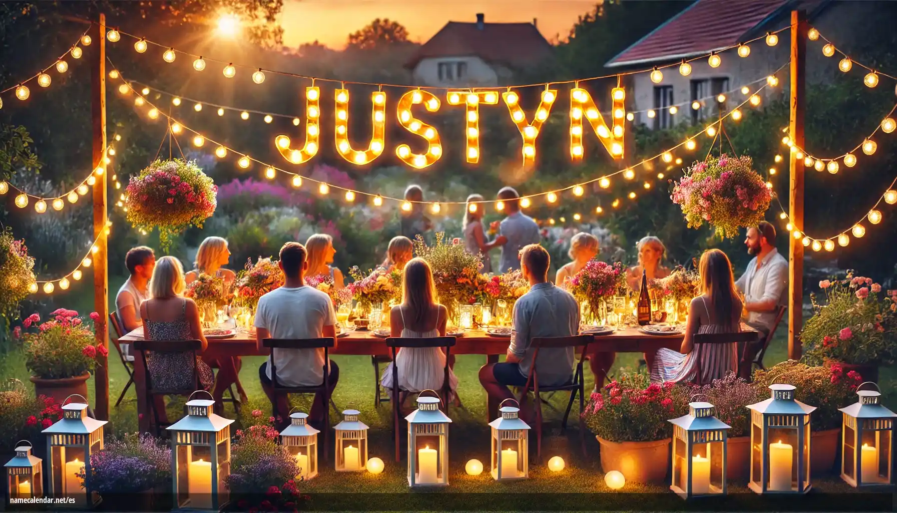 Celebración del onomástico y del nombre - Justyn