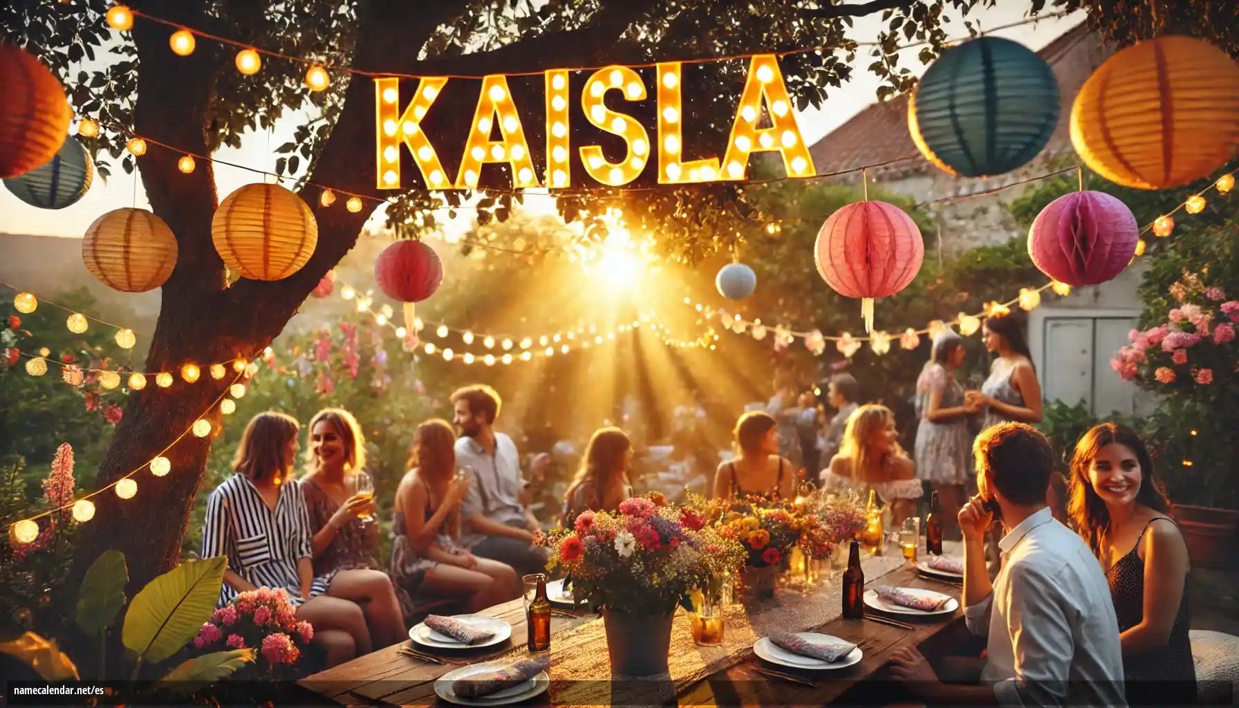 Celebración del onomástico y del nombre - Kaisla