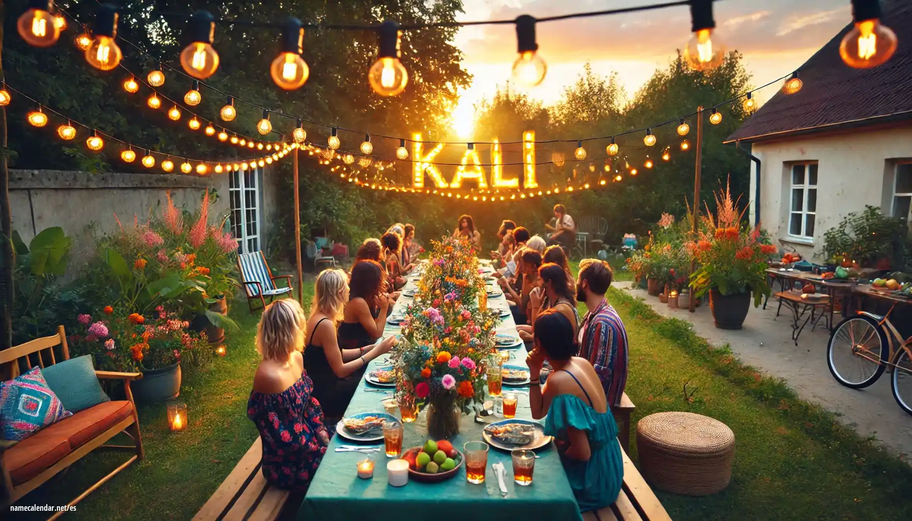 Celebración del onomástico y del nombre - Kali