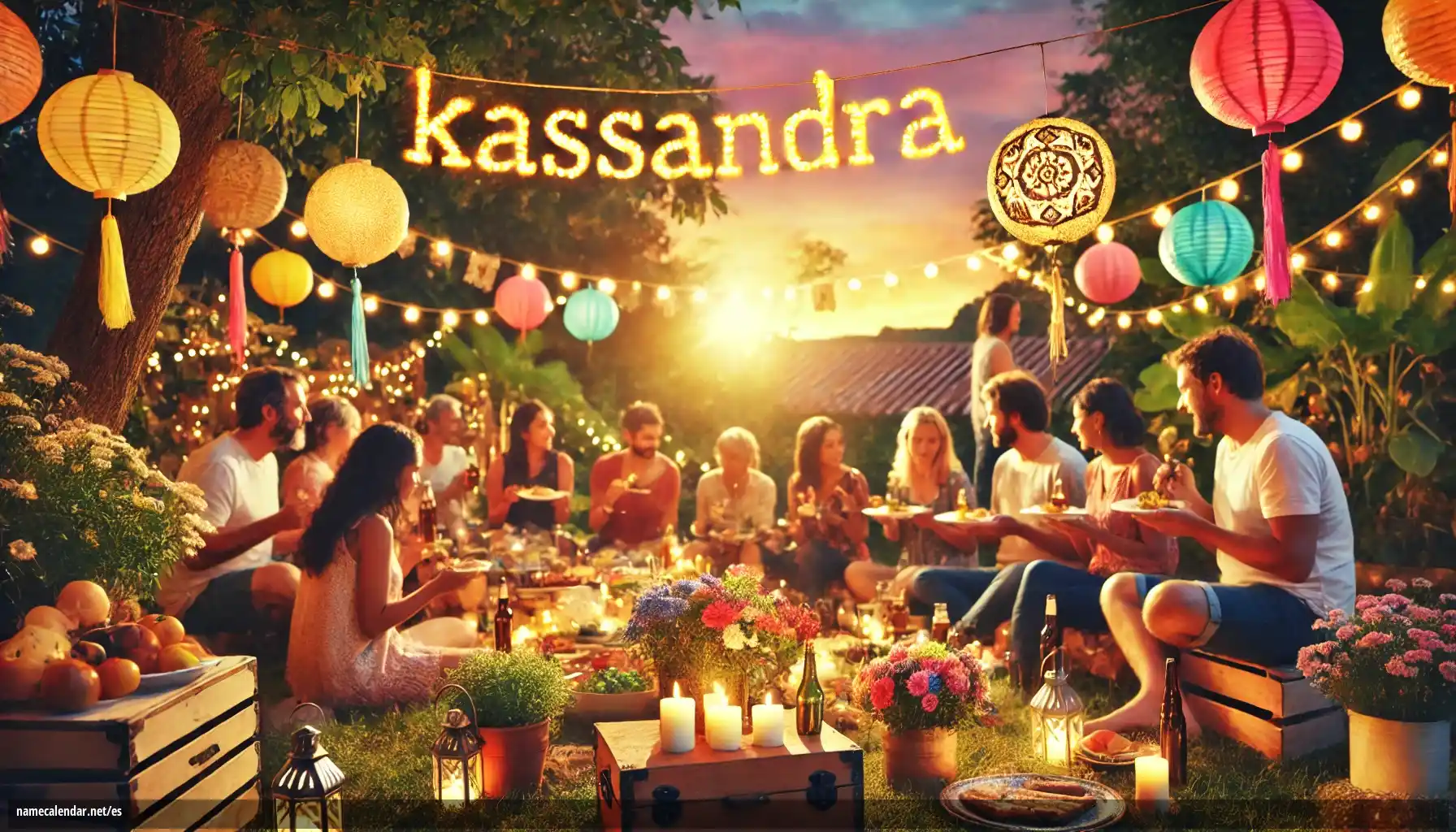 Celebración del onomástico y del nombre - Kassandra