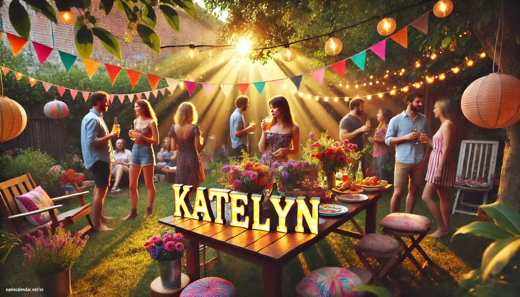 Celebración del onomástico y del nombre - Katelyn