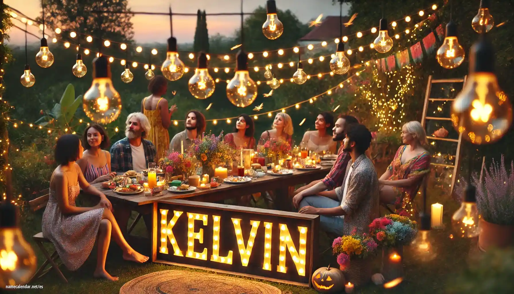 Celebración del onomástico y del nombre - Kelvin