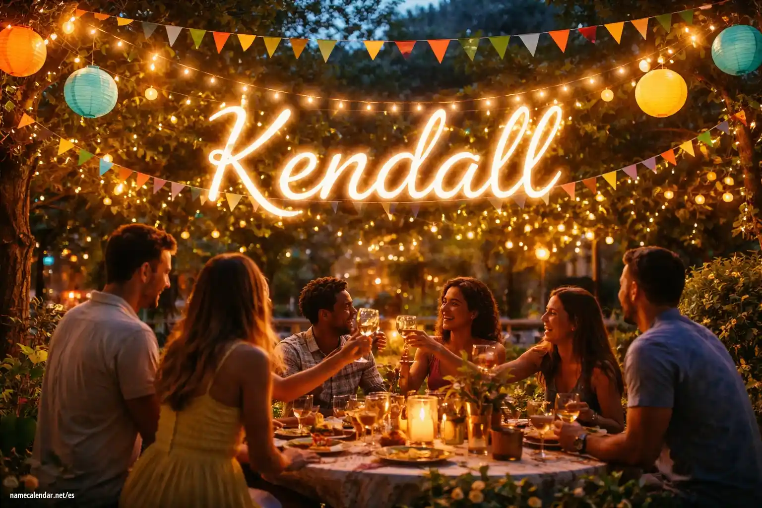 Celebración del onomástico y del nombre - Kendall