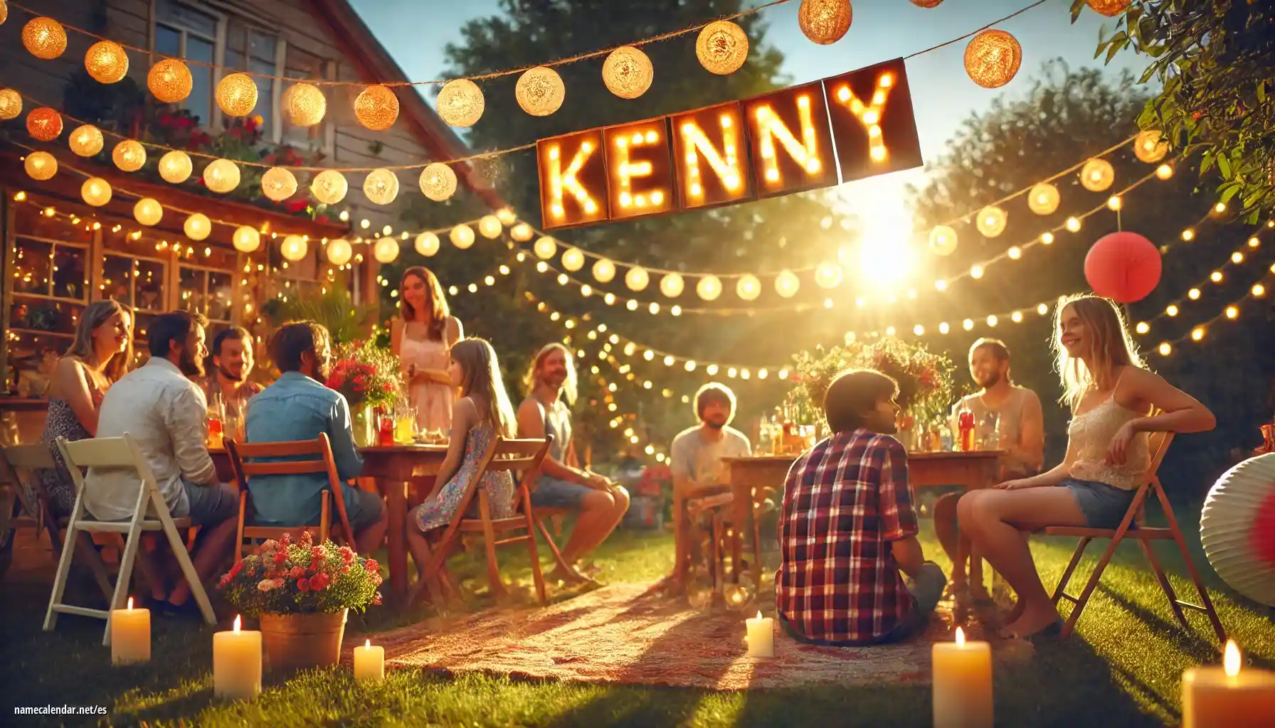 Celebración del onomástico y del nombre - Kenny