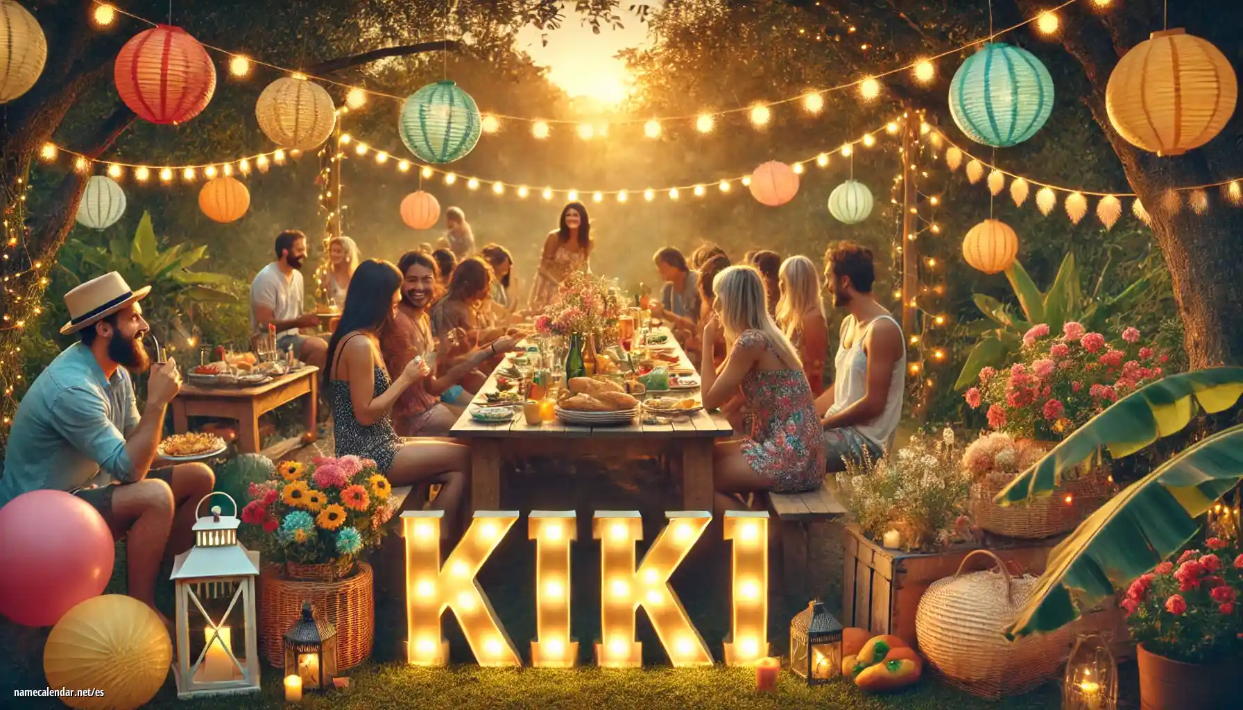 Celebración del onomástico y del nombre - Kiki