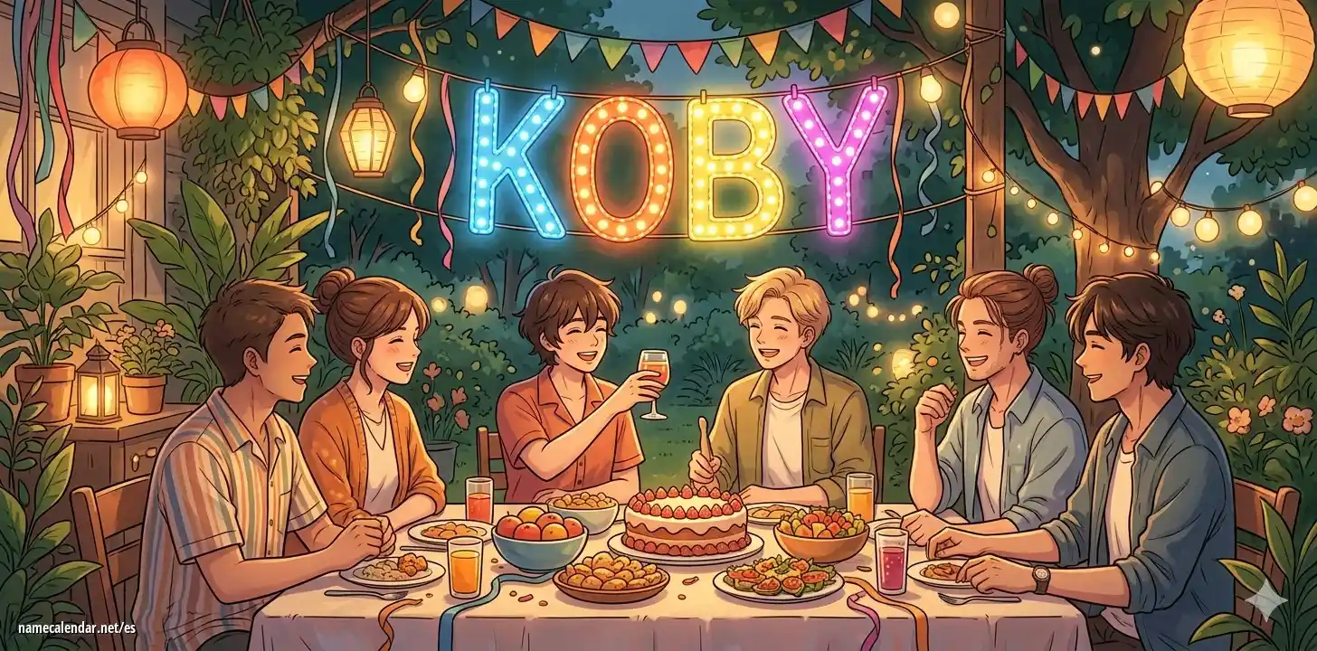 Celebración del onomástico y del nombre - Koby