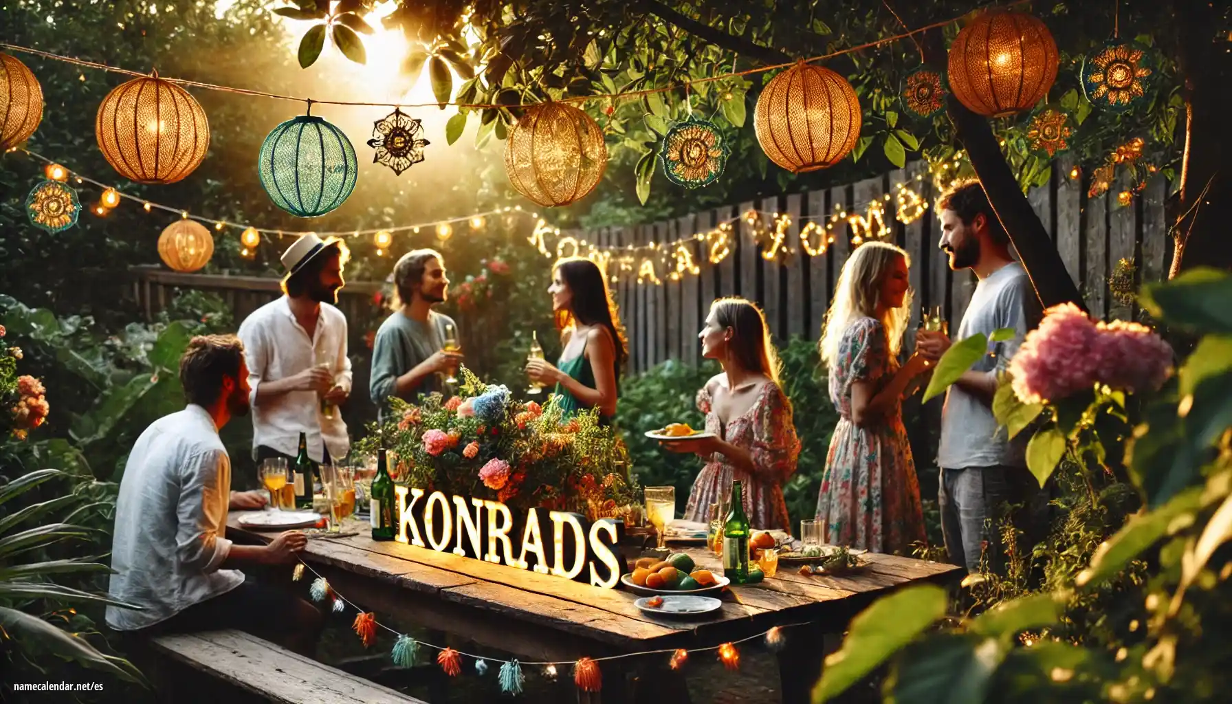 Celebración del onomástico y del nombre - Konrads