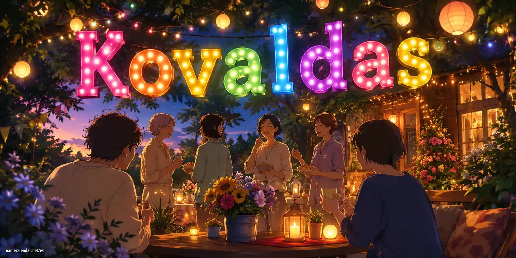 Celebración del onomástico y del nombre - Kovaldas
