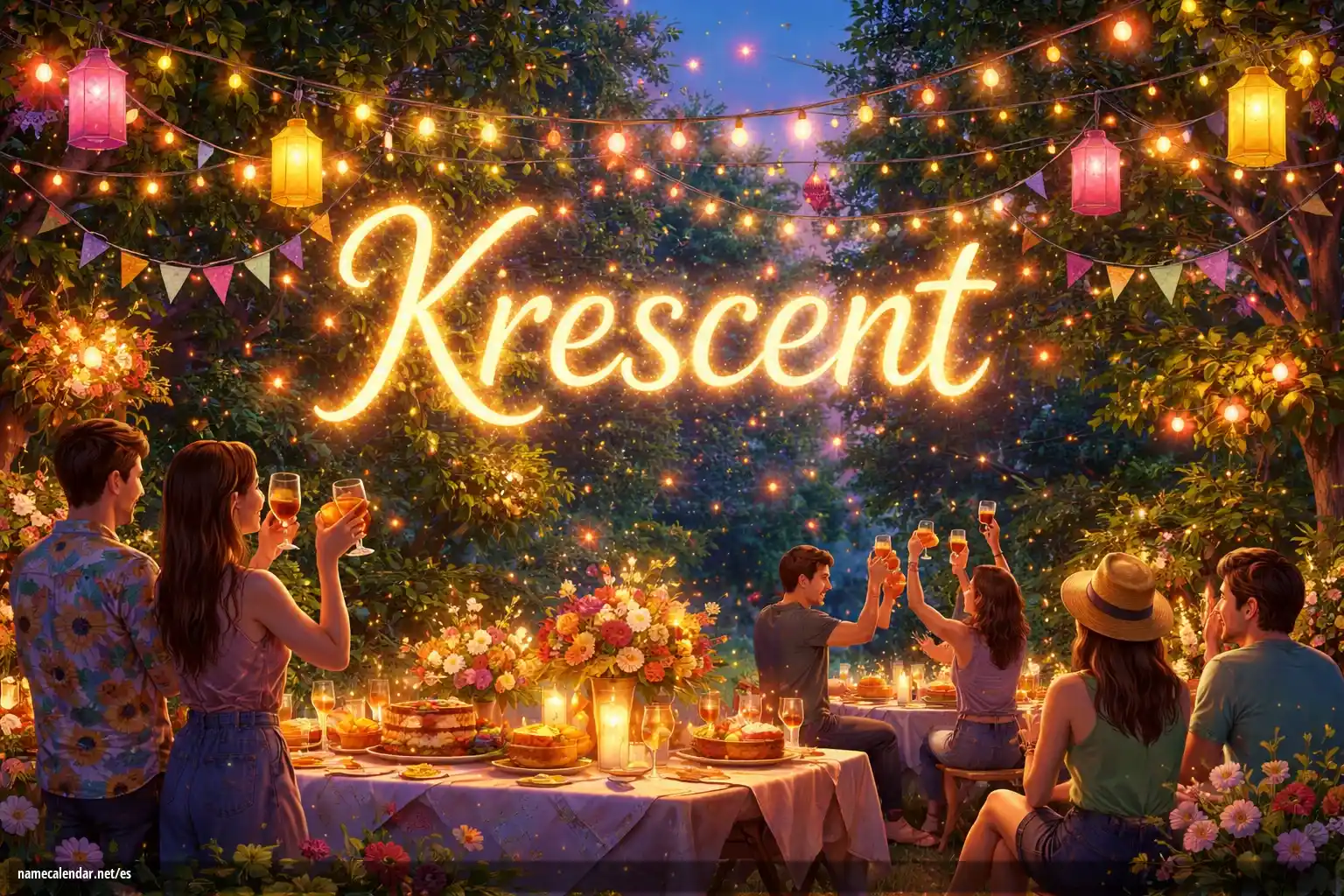 Celebración del onomástico y del nombre - Krescent