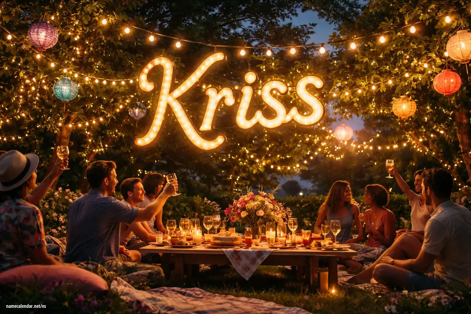 Celebración del onomástico y del nombre - Kriss