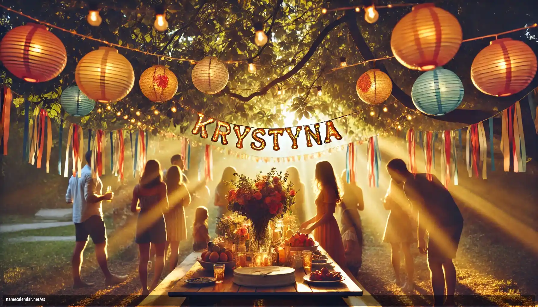 Celebración del onomástico y del nombre - Krystyna