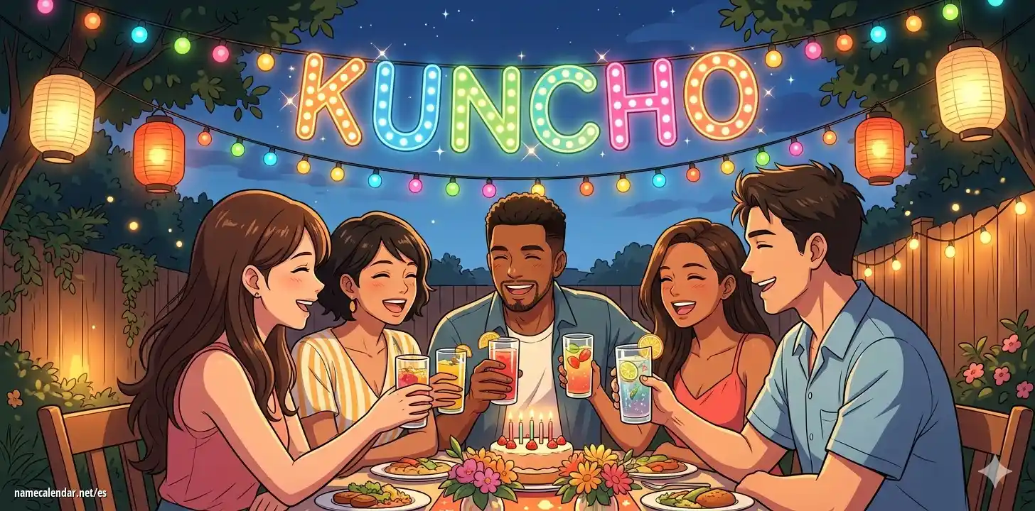 Celebración del onomástico y del nombre - Kuncho