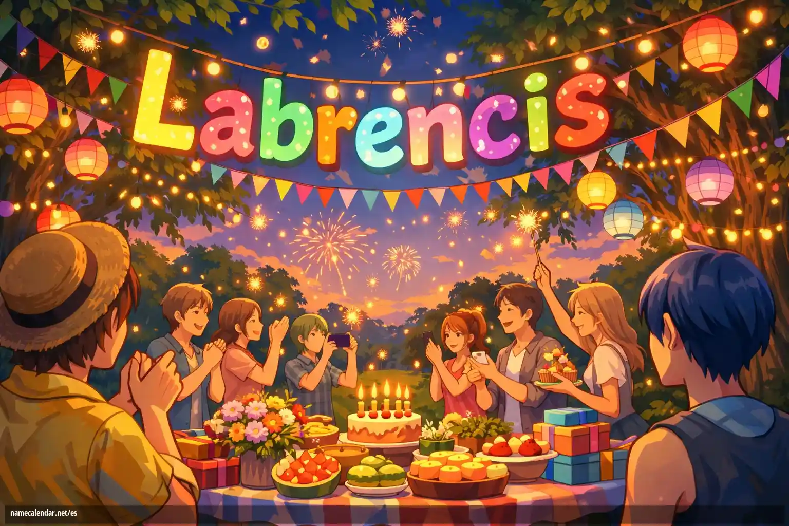 Celebración del onomástico y del nombre - Labrencis