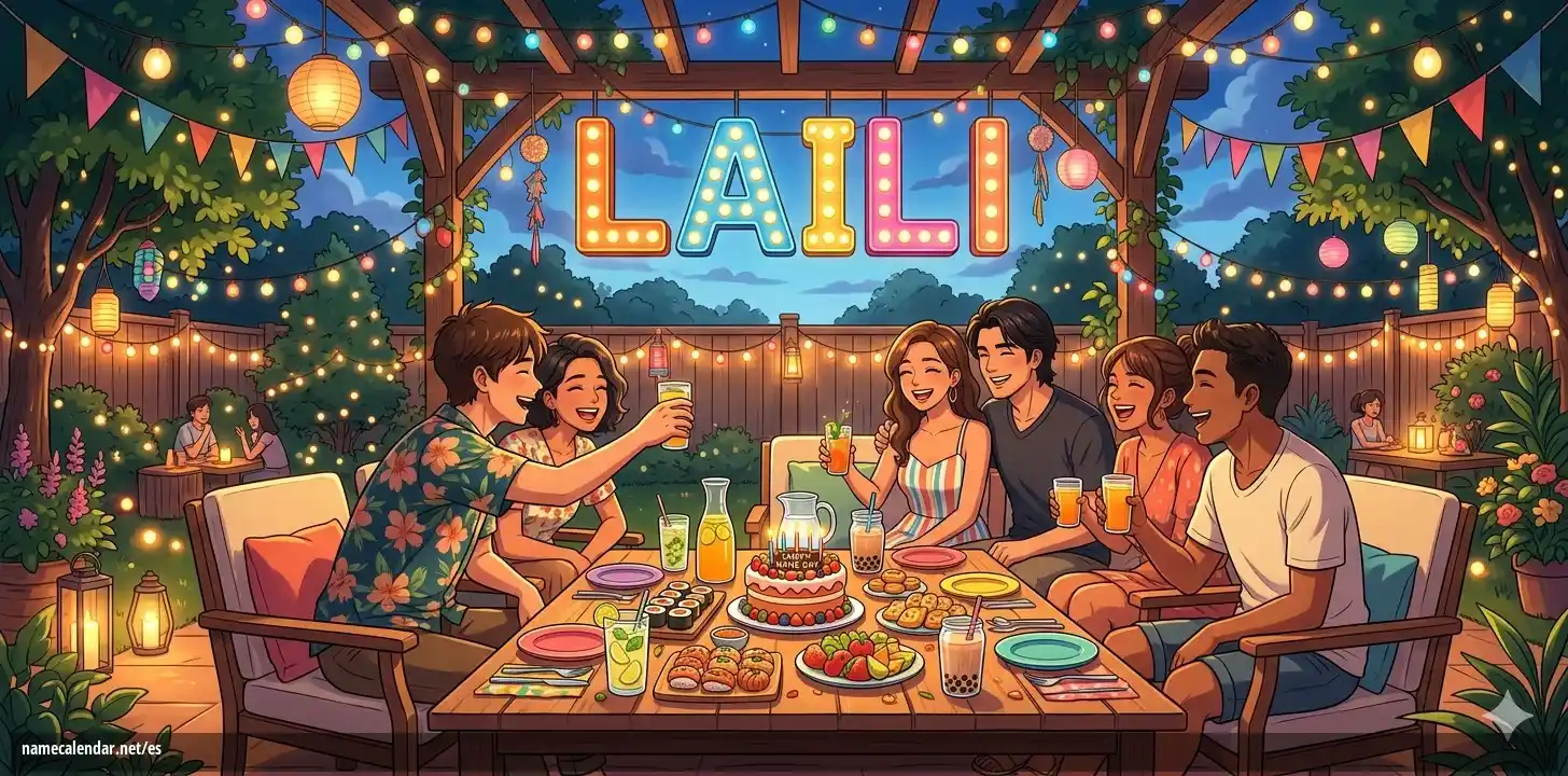Celebración del onomástico y del nombre - Laili