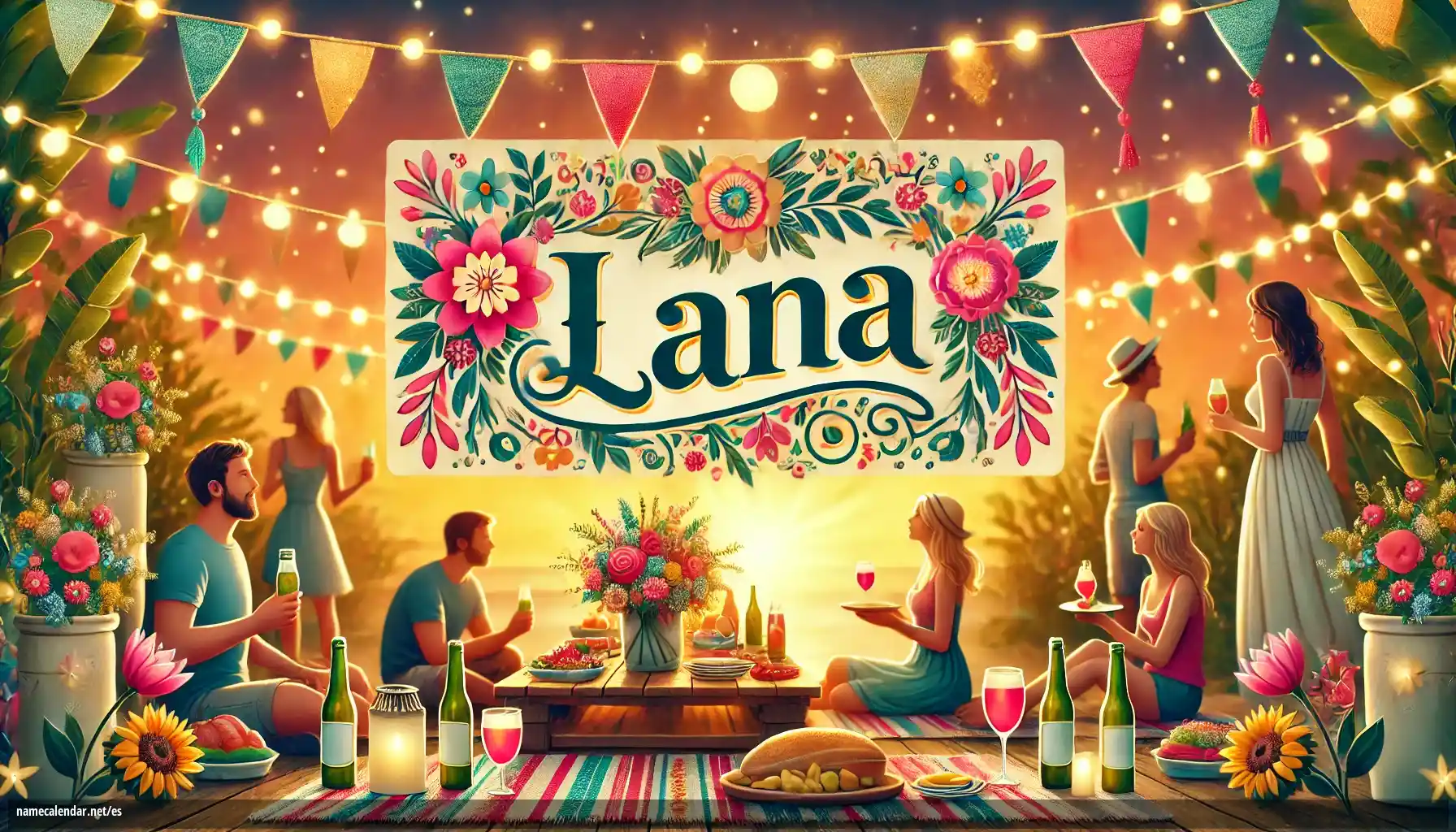 Celebración del onomástico y del nombre - Lana
