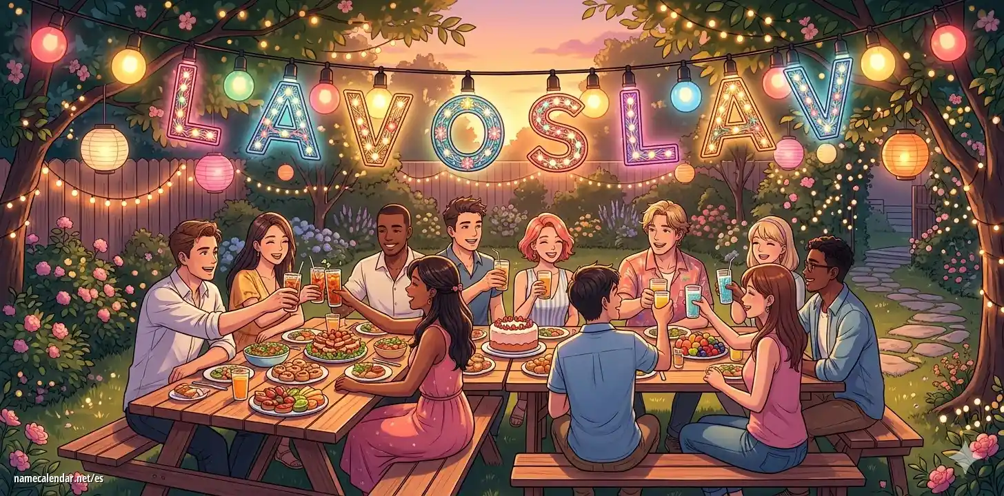 Celebración del onomástico y del nombre - Lavoslav