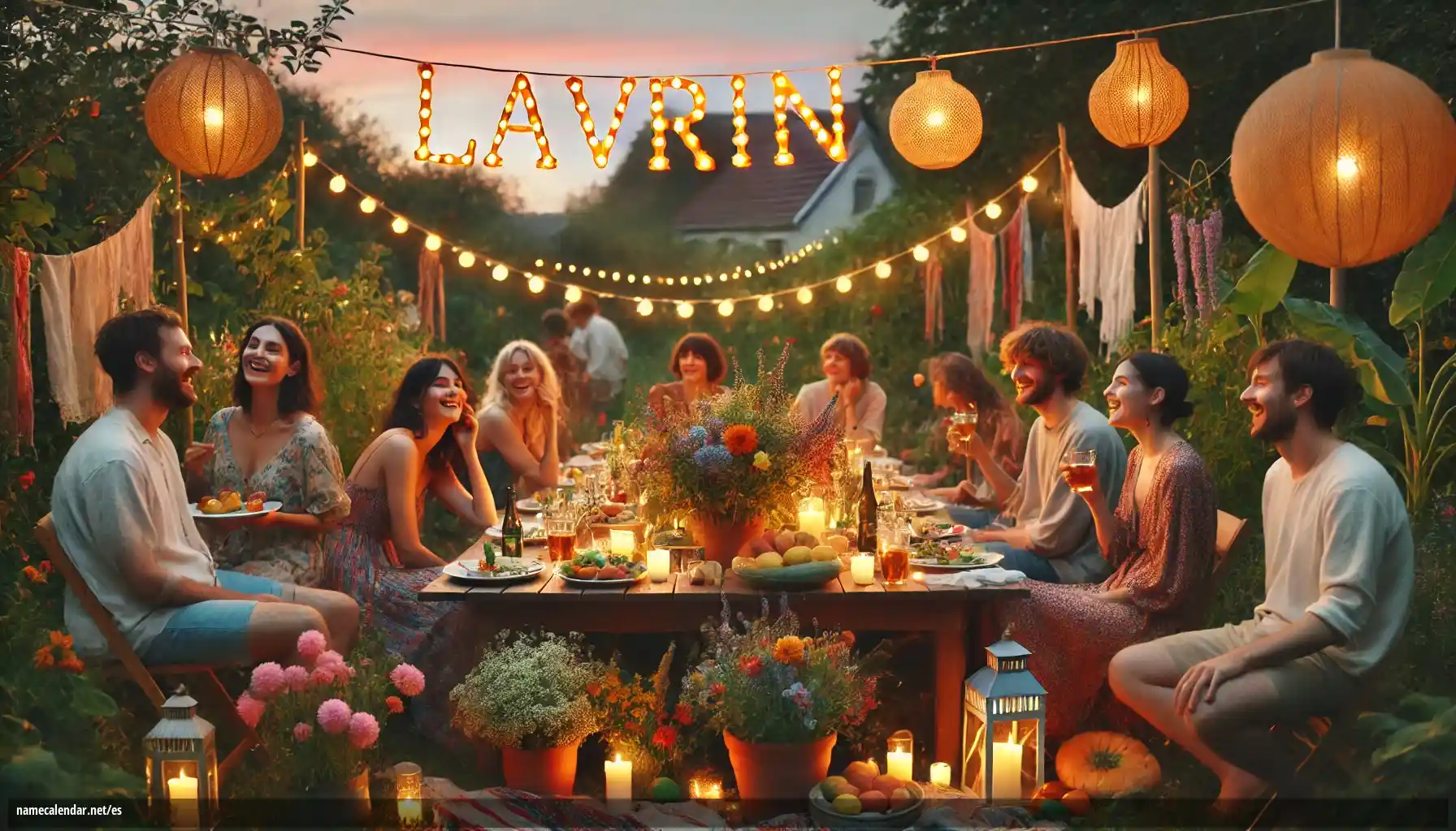 Celebración del onomástico y del nombre - Lavrin