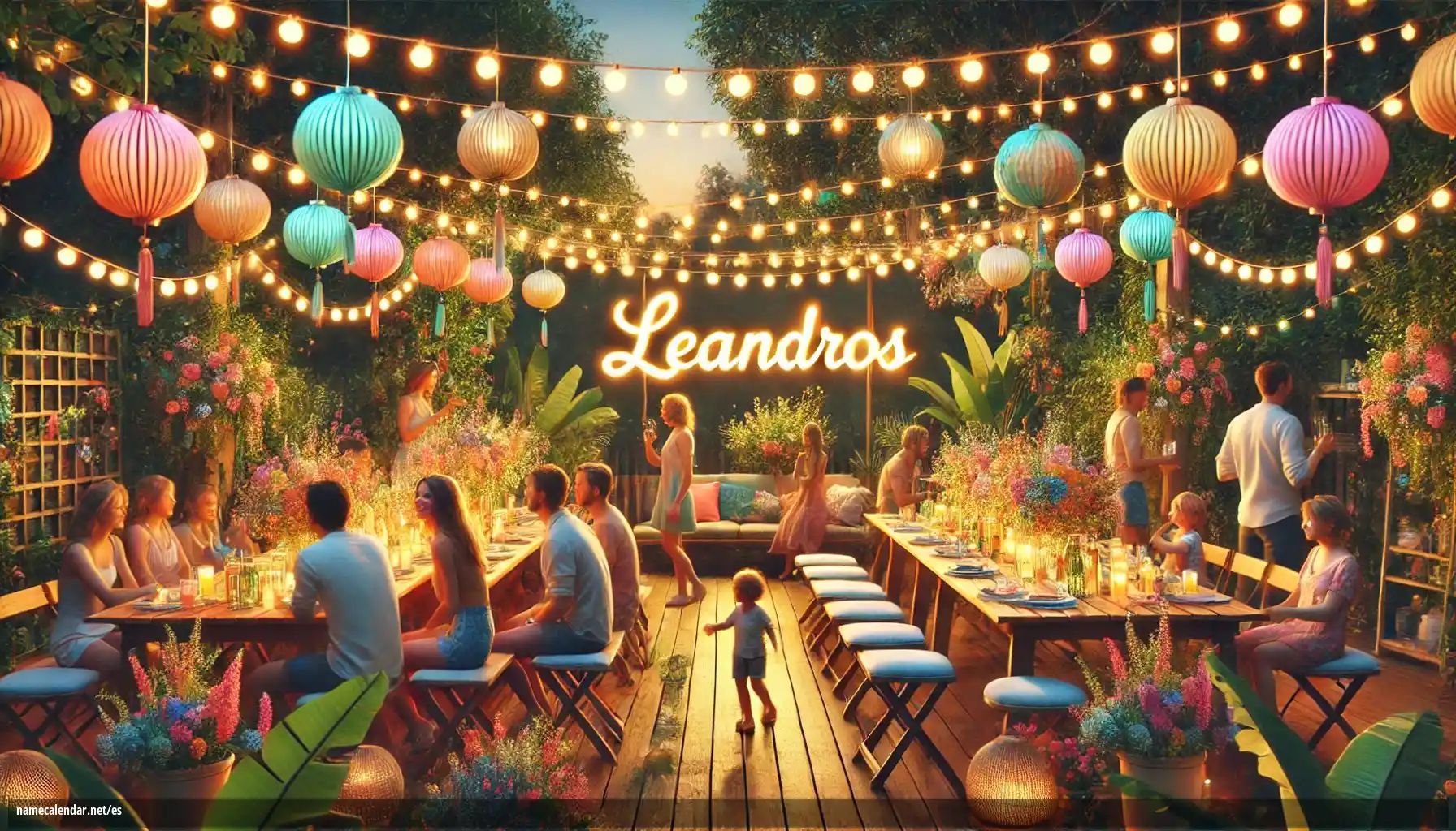 Celebración del onomástico y del nombre - Leandros