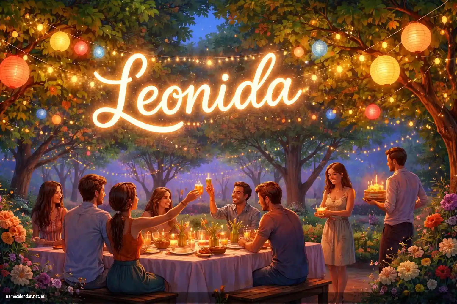 Celebración del onomástico y del nombre - Leonida