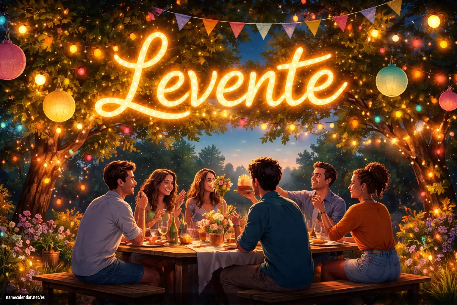 Celebración del onomástico y del nombre - Levente