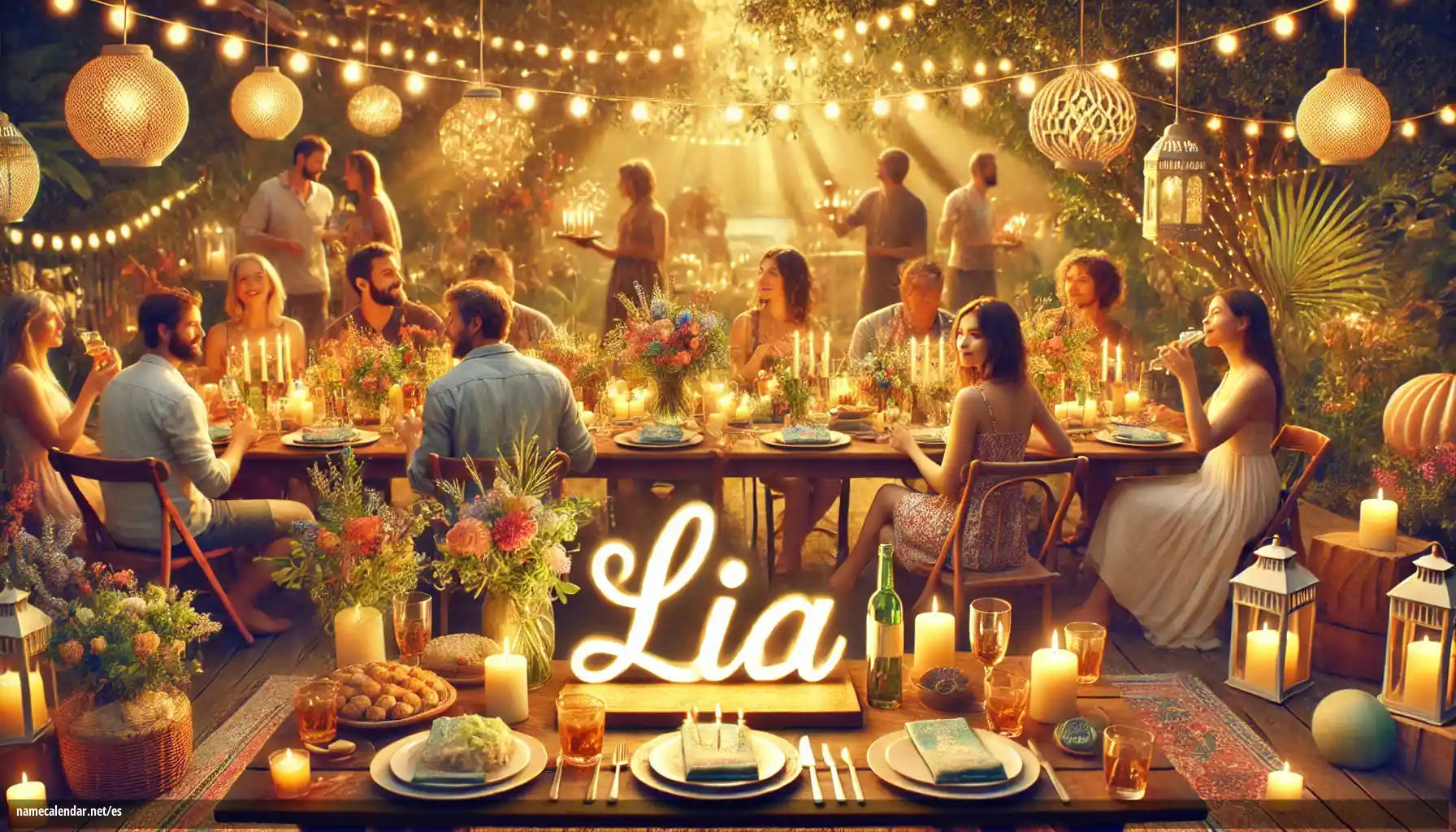 Celebración del onomástico y del nombre - Lia