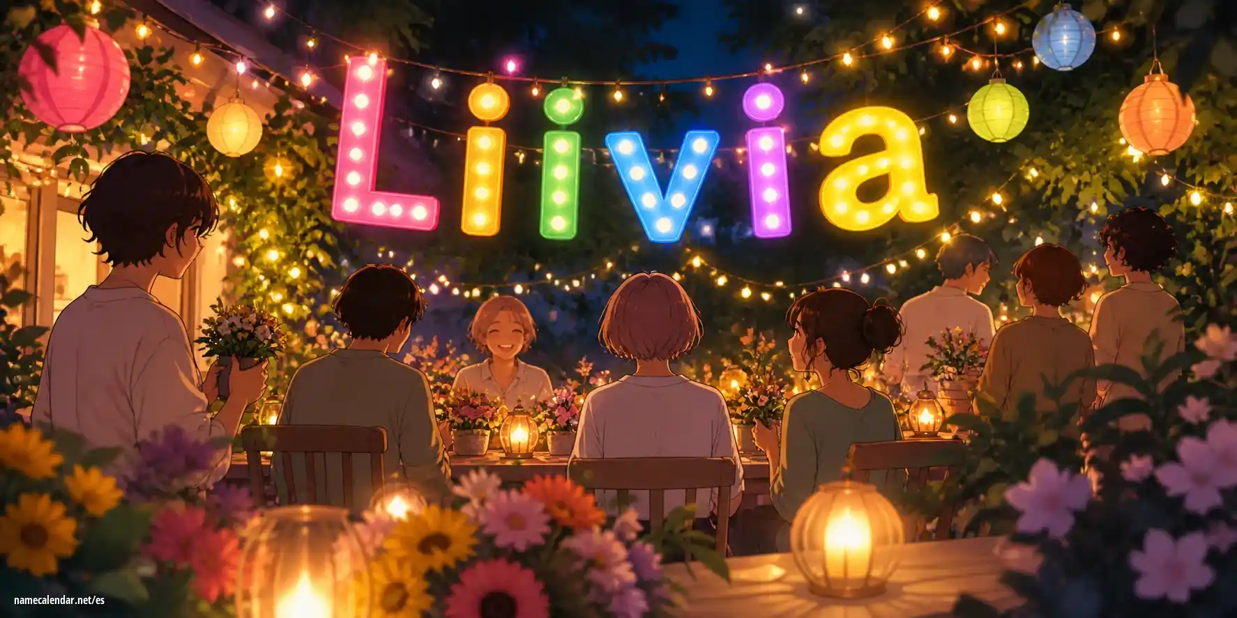 Celebración del onomástico y del nombre - Liivia
