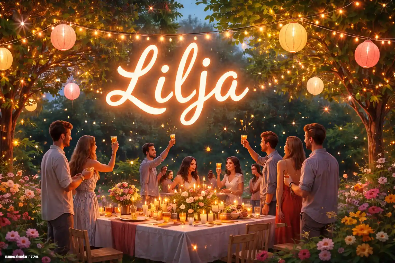 Celebración del onomástico y del nombre - Lilja