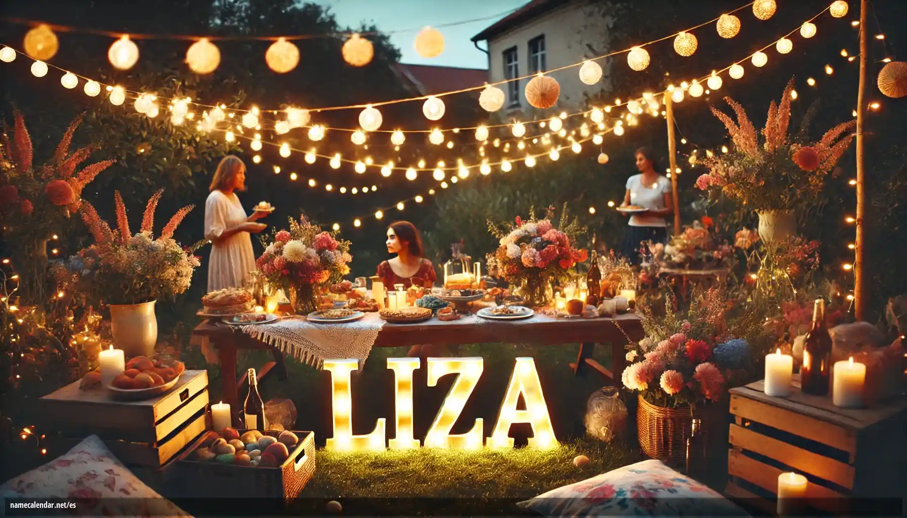 Celebración del onomástico y del nombre - Liza