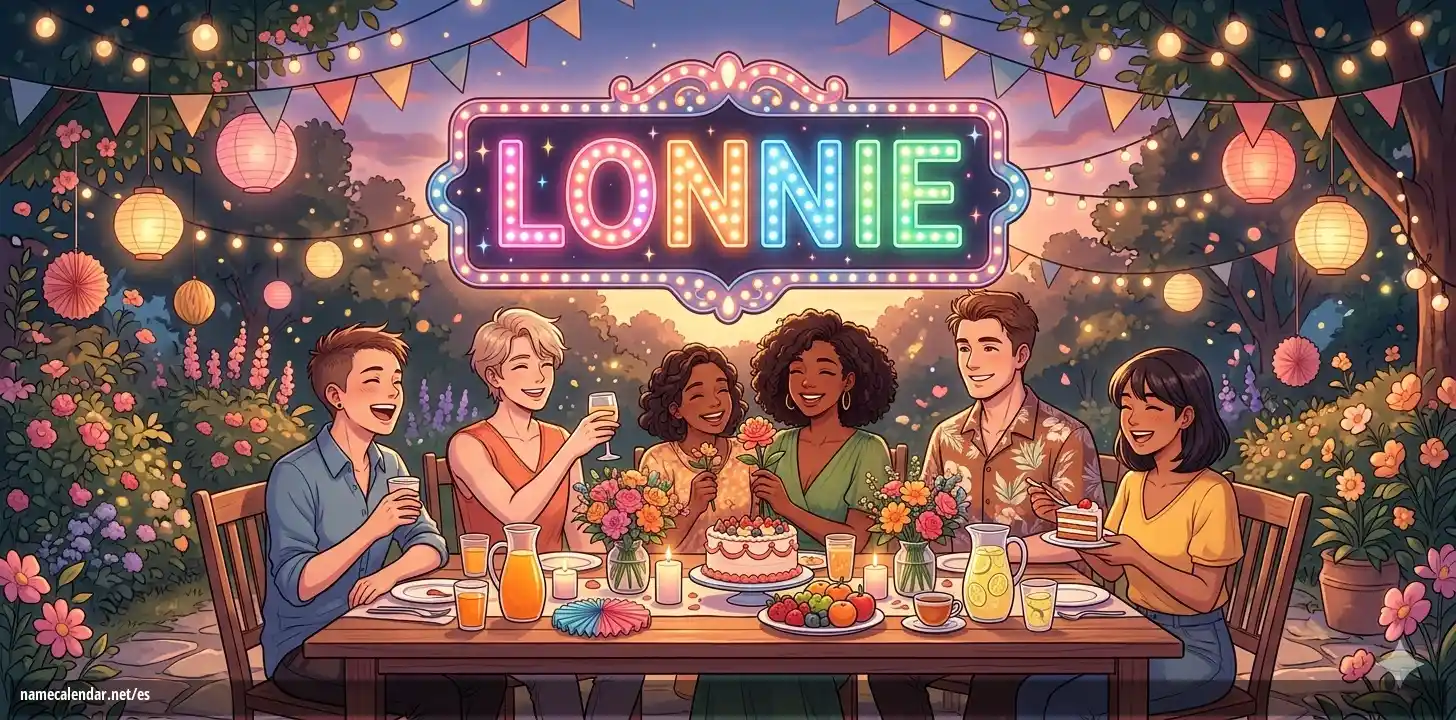 Celebración del onomástico y del nombre - Lonnie