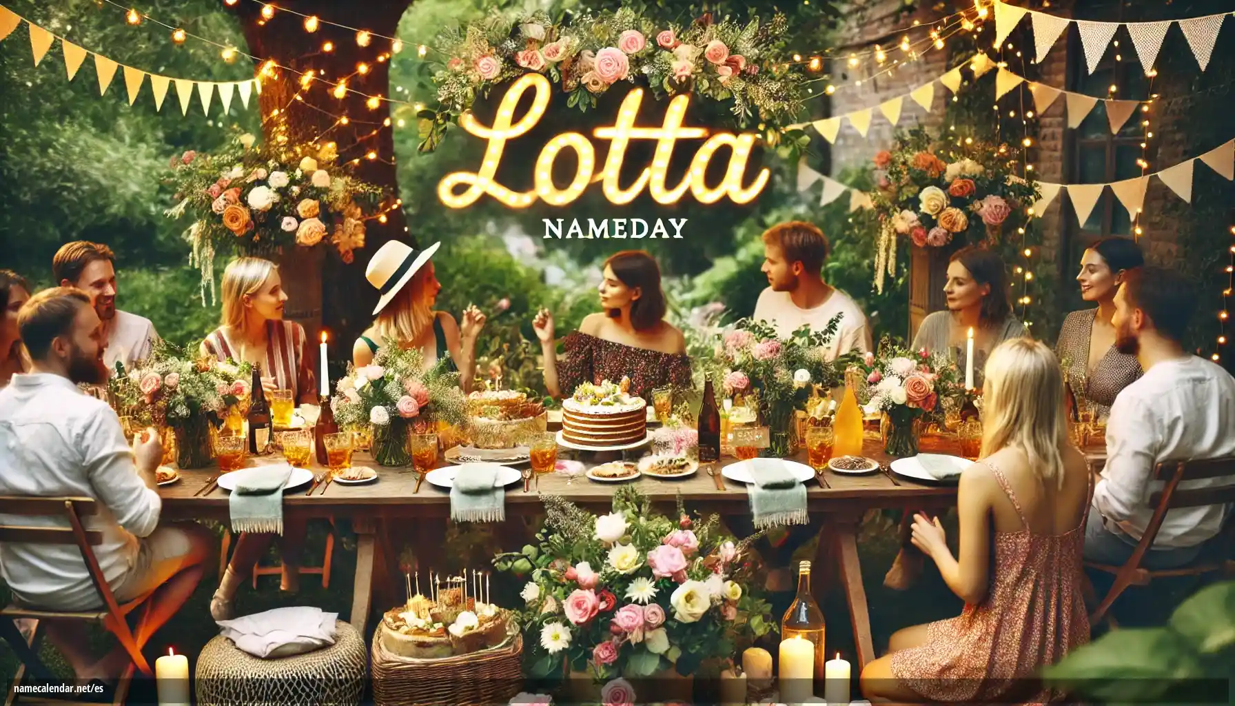 Celebración del onomástico y del nombre - Lotta