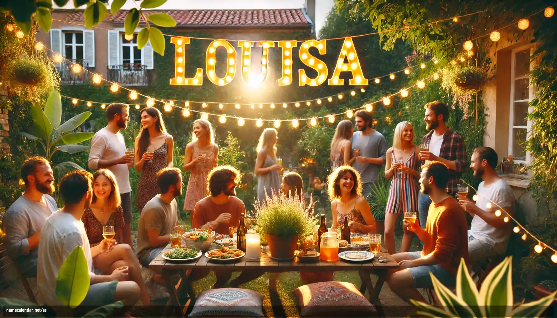 Celebración del onomástico y del nombre - Louisa