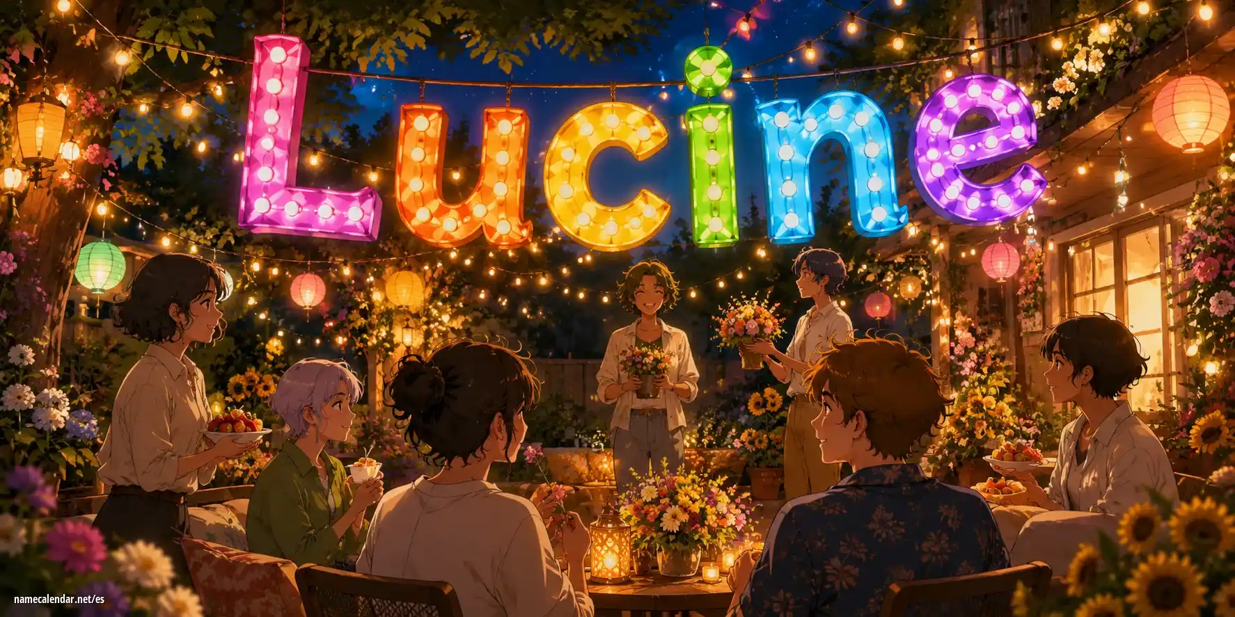 Celebración del onomástico y del nombre - Lucine