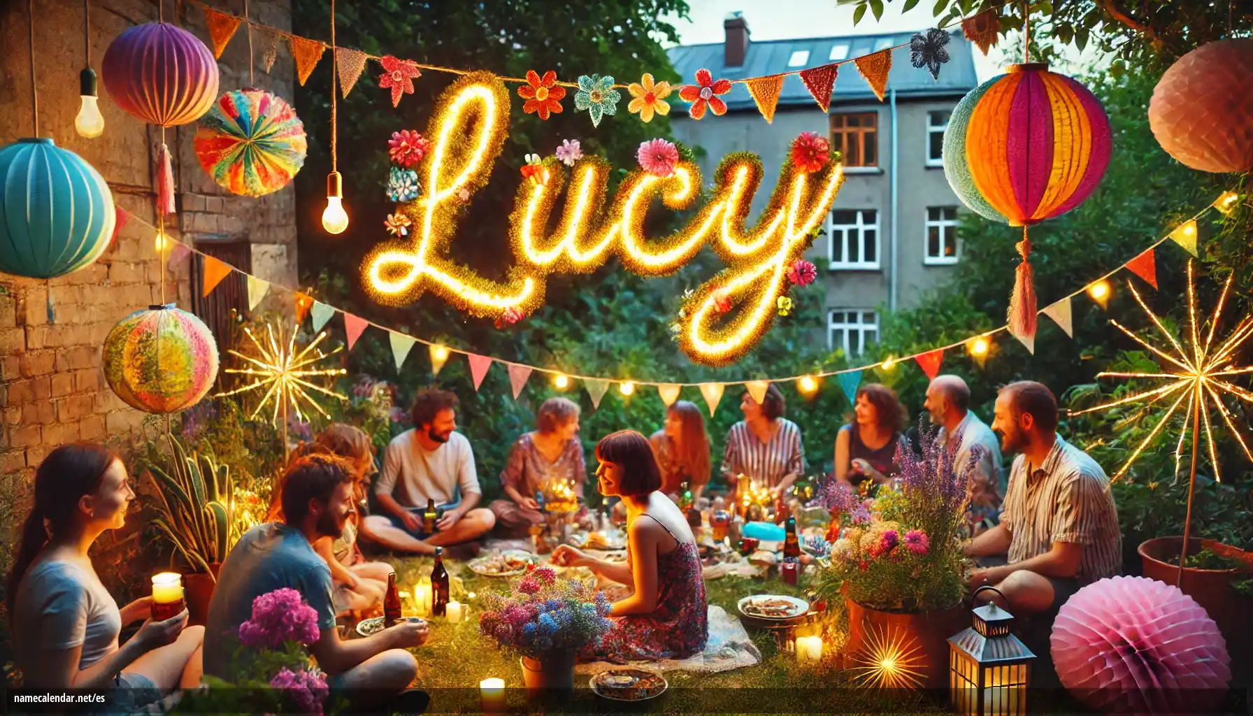 Celebración del onomástico y del nombre - Lucy