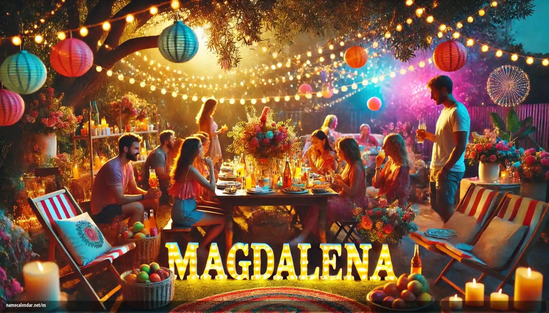 Celebración del onomástico y del nombre - Magdalena