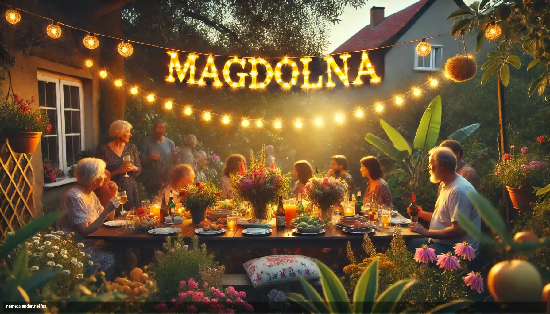 Celebración del onomástico y del nombre - Magdolna